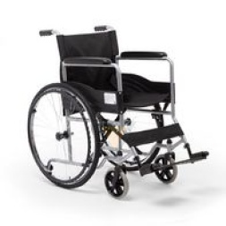 Кресло-коляска инвалидная складная Армед H 007 (ширина сиденья 46см) (пневматические колеса)